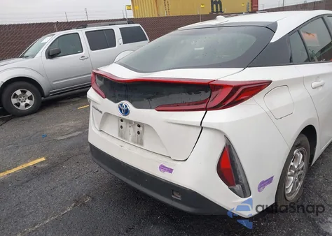 2018 Toyota Prius Prime Premium from USA, damaged, VIN JTDKARFP1J3101143